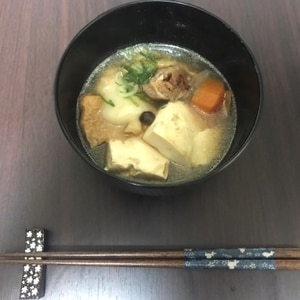 ネギ豆腐鍋